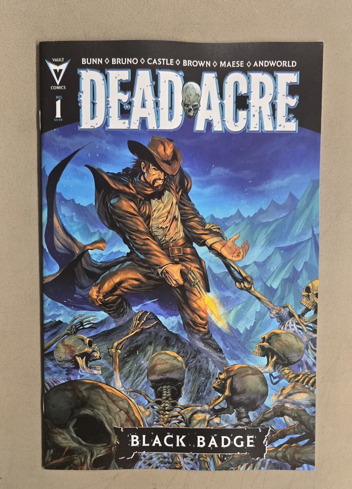 Dead Acre: Black Badge #1 Cover B 1:10 Tyler Kirkham Variant Vault*