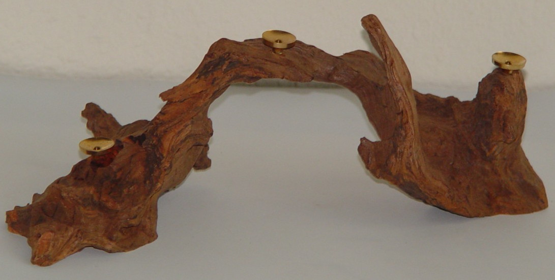 Natural Driftwood (3) Sphere Display Stand Egg Holder Rustic Wood Stand (#343)