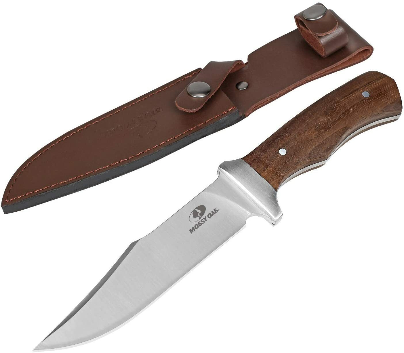MOSSY OAK 11″FULL TANG Survival Hunting Knife Fixed Blade Tactical Camping NEW