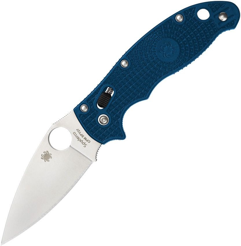 Spyderco Manix 2 Lightweight Knife 3.37″ CPM SPY27 Satin Plain Blade C101PCBL2