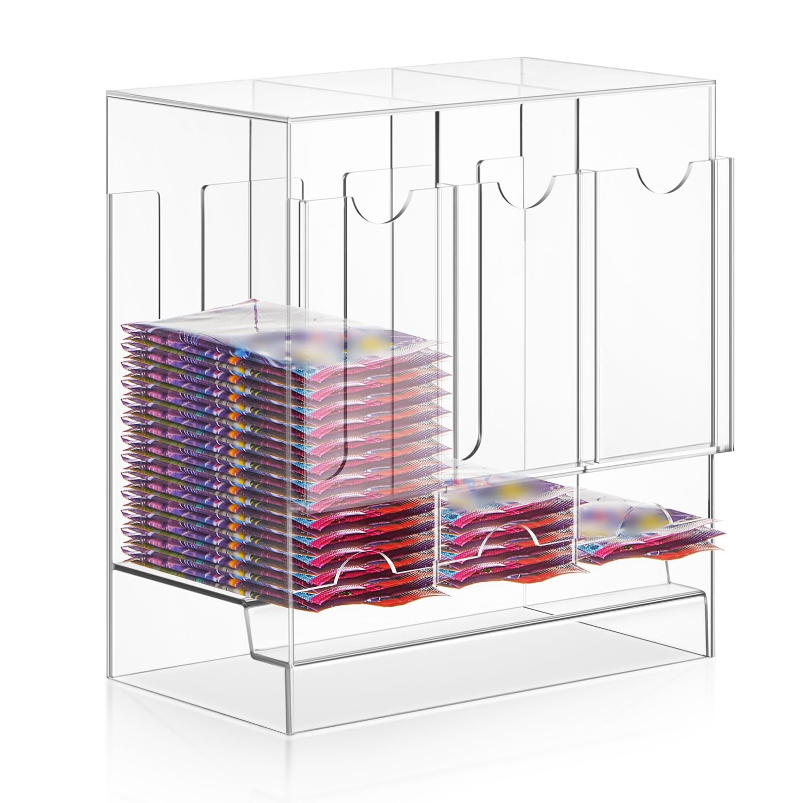 Colingmill Acrylic Booster Pack Card Dispenser Storage Organizer