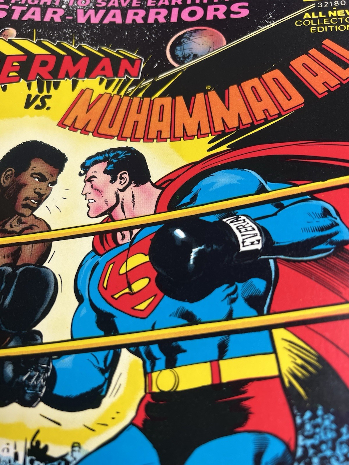 1978 SUPERMAN VS MUHAMMAD ALI OVERSIZED DC COMIC ORIGINAL PRINT MINT COPY CLEAN