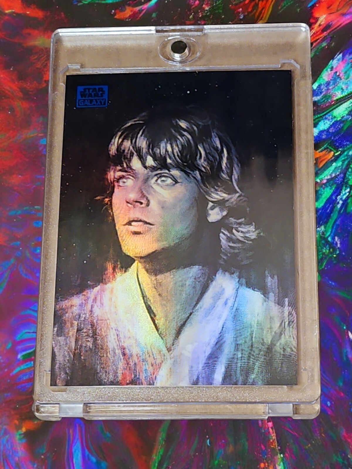 2024 Topps Chrome Star Wars Galaxy PRISM REFRACTOR 02/155 #83 LUKE SKYWALKER