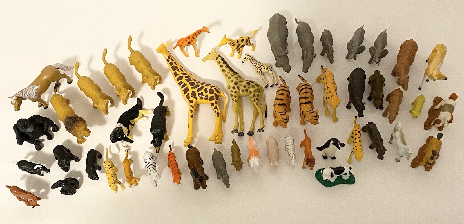 Lot Of 50+ Mixed Animal Miniature Figurines
