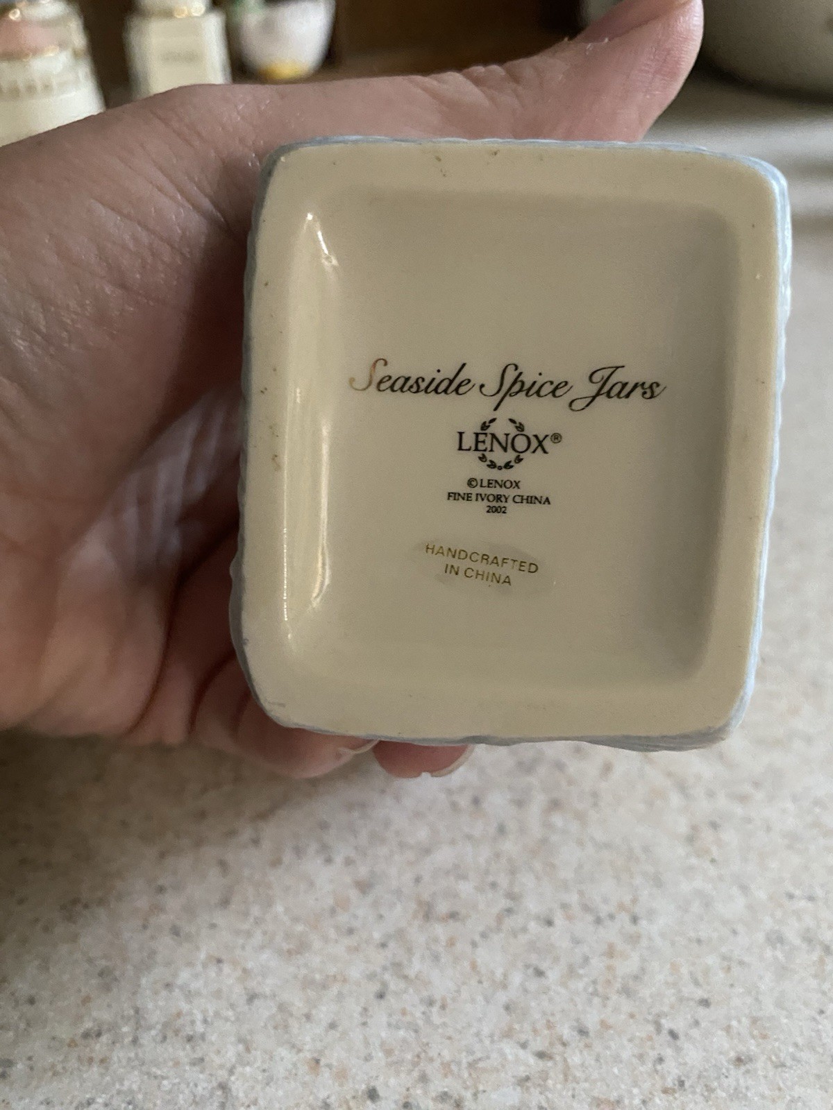 Lenox Seaside Spice Jar Nutmeg