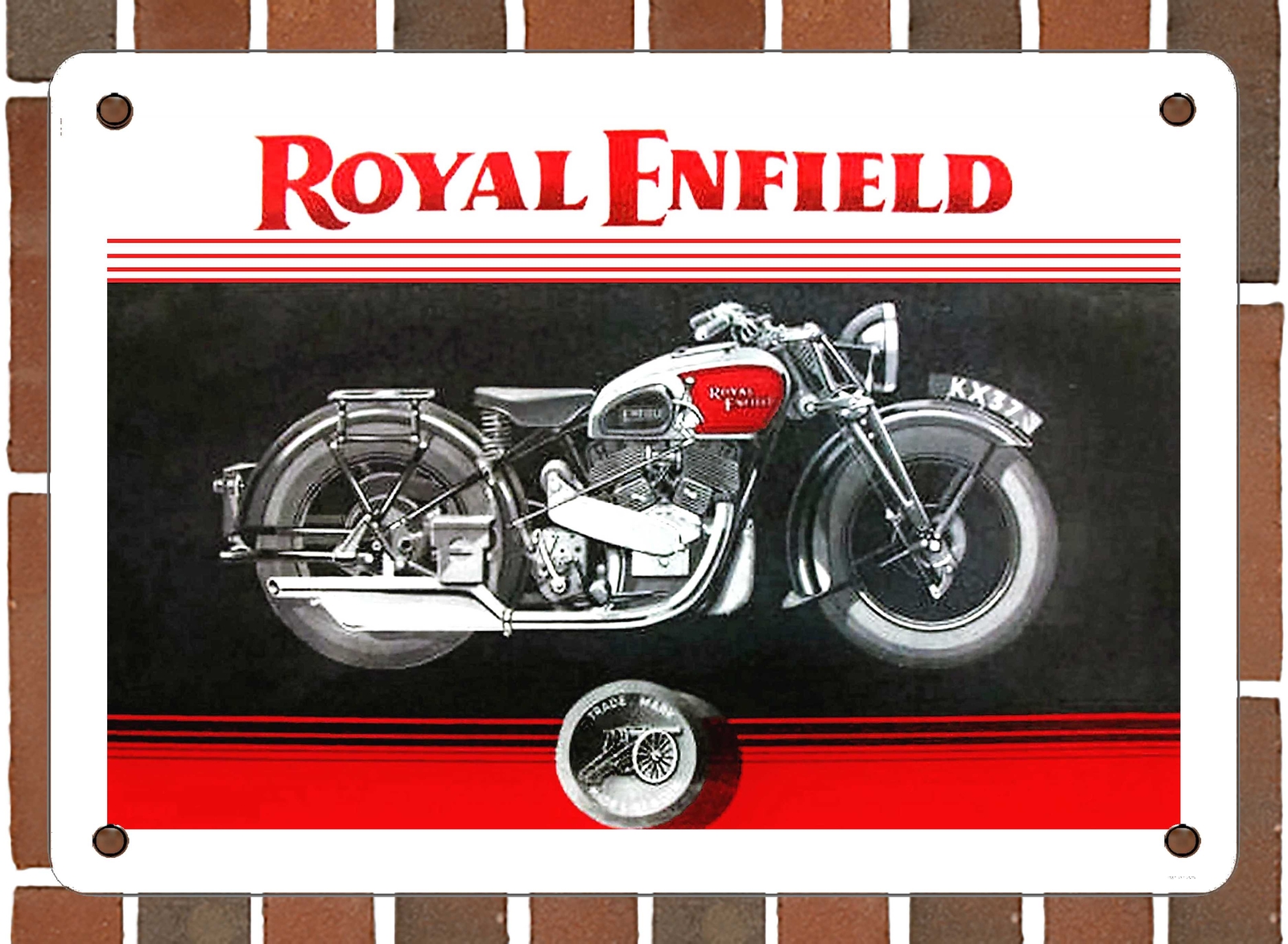 Metal Sign – 1937 Royal Enfield – 10×14 Inches