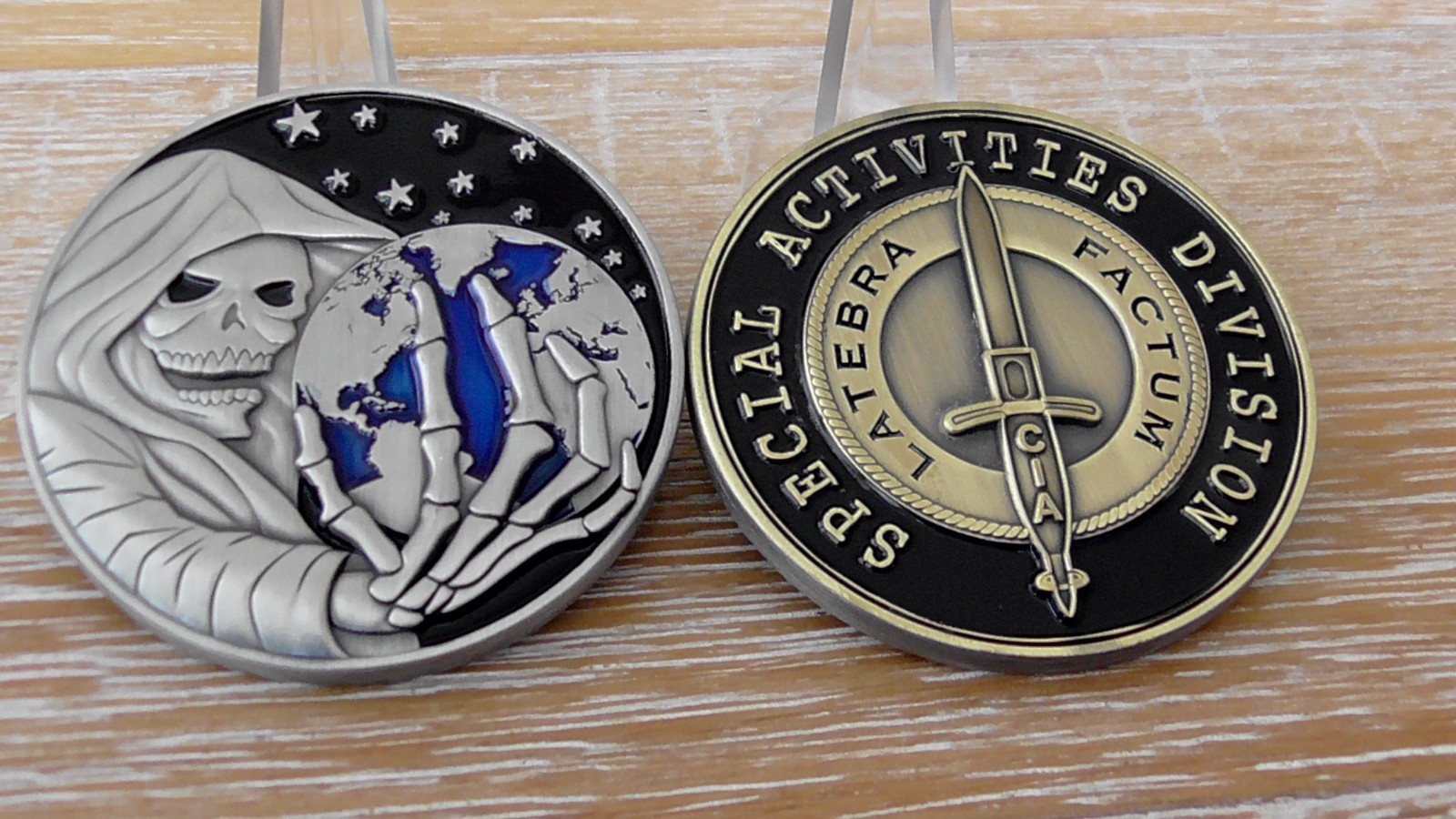 Central Intelligence Agency CIA Special Activities SAD SOG Reaper Challenge Coin