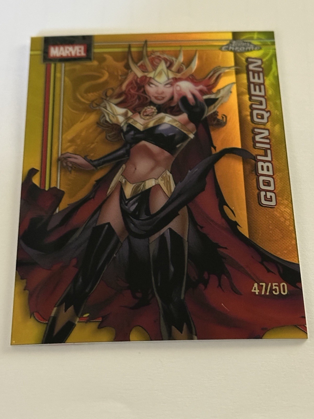 2026 Topps Chrome Marvel Goblin Queen 47/50