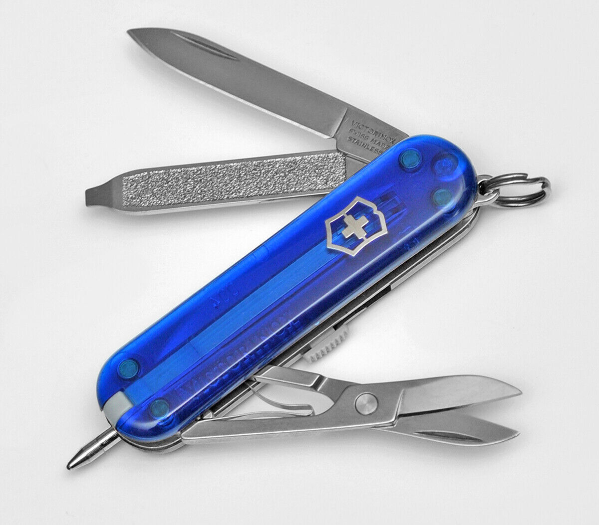 NEW in Box Victorinox Swiss Army 58mm Knife SIGNATURE BLUE 0.6225.T2 Classic Pen