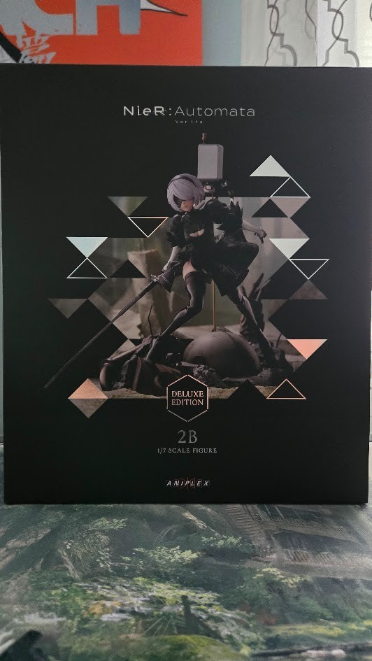Aniplex NieR Automata 2B 1/7 Scale Deluxe Edition Statue Figure w/ Pod 042