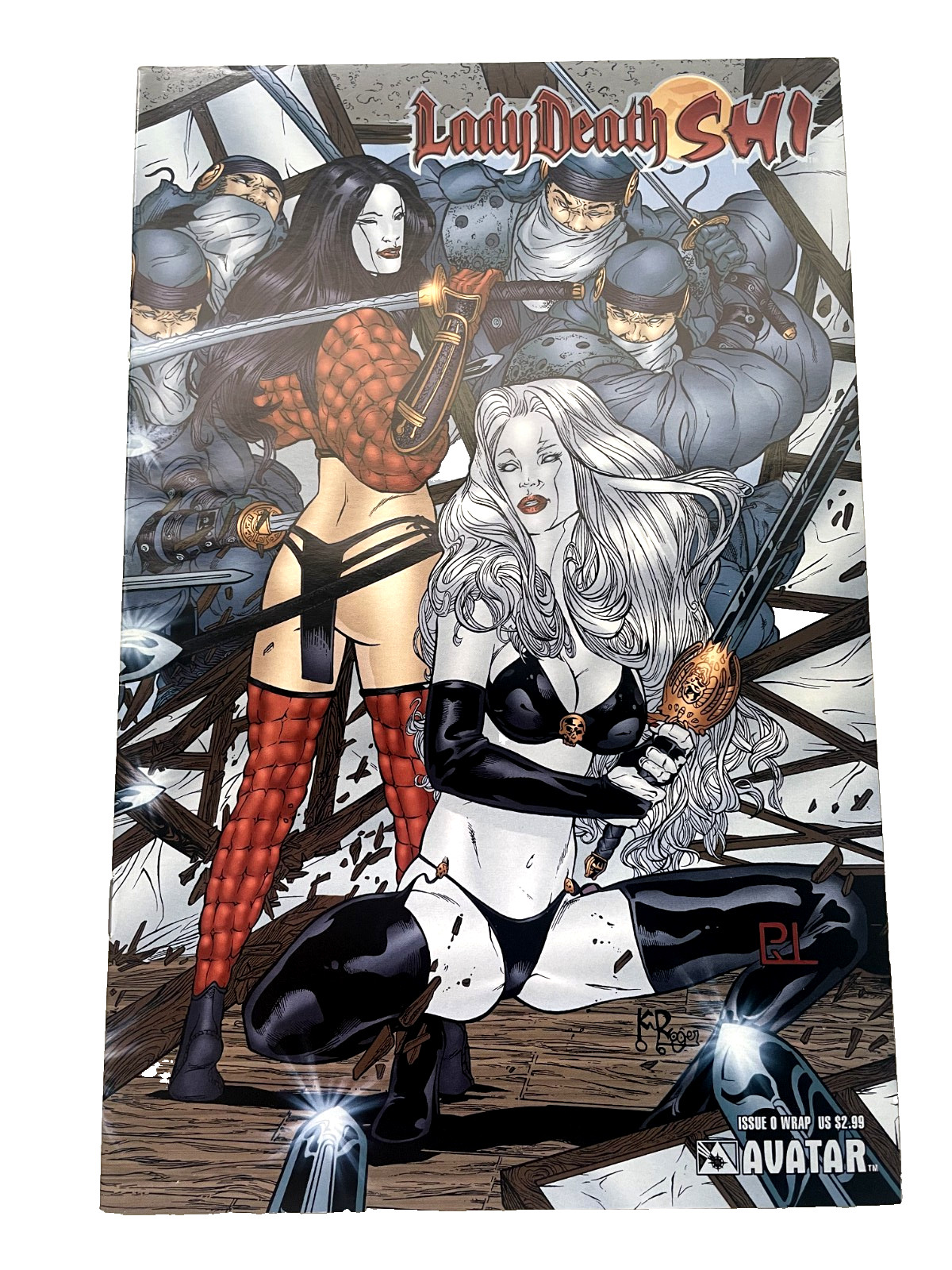 Lady Death Shi Issue 0 Wrap Variant Cover January 2007 Avatar Press