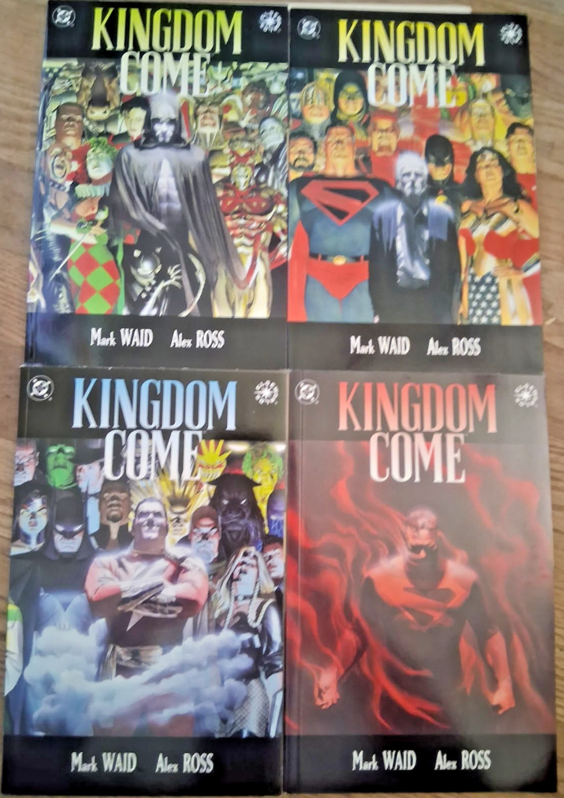 Kingdom Come #1-4 Complete Set 1996 DC Comics Elseworlds Alex Ross Mark Waid NM