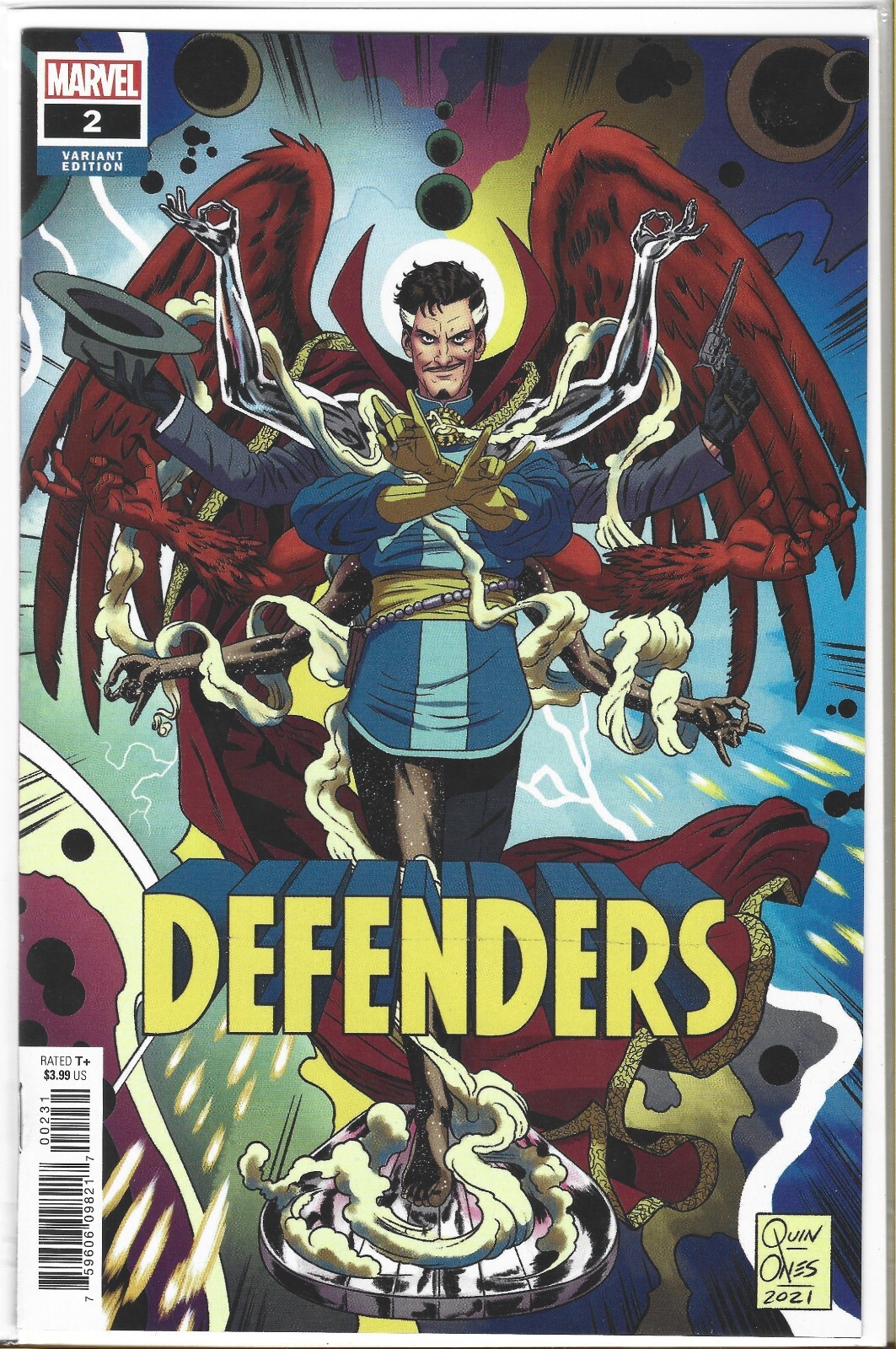 DEFENDERS #2 QUINONES VARIANT MARVEL COMICS 2021 NEW UNREAD BAGGED AND BOARDED