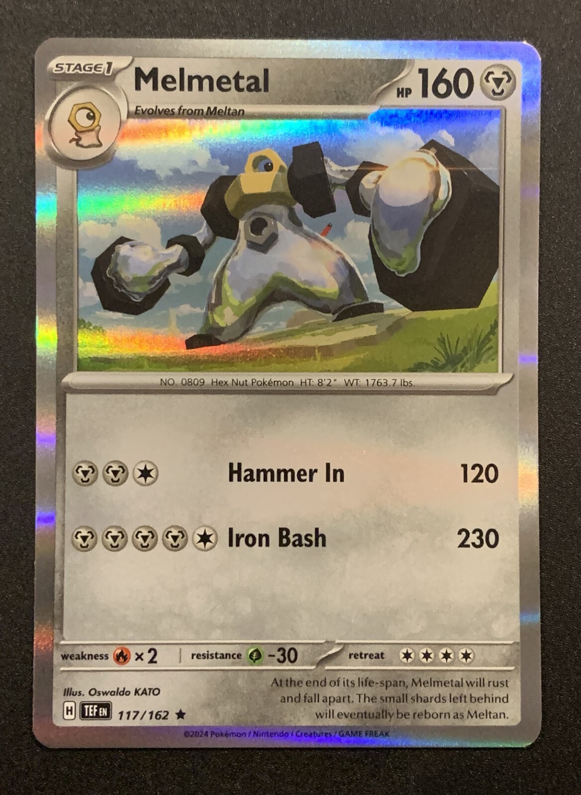 Melmetal – 117/162 – Rare – SV5: Temporal Forces – Pokemon TCG
