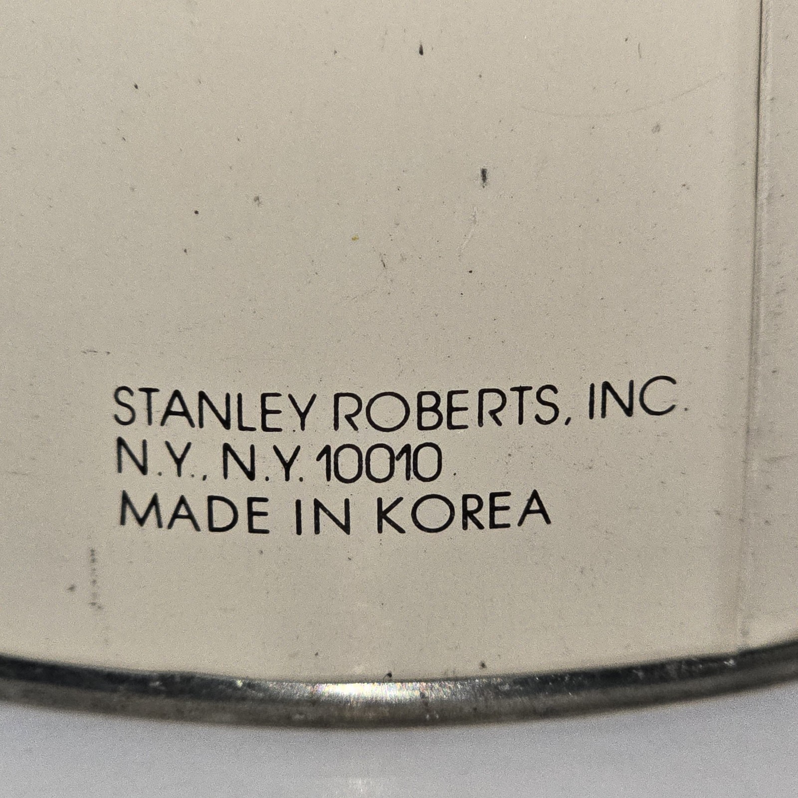 Vintage Stanley Roberts Spectrum Flatware Canister – Mid Century Modern Striped
