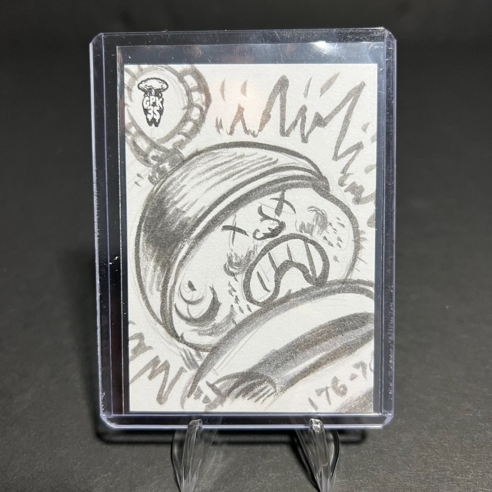 2020 GARBAGE PAIL KIDS UNTOLD STORIES “ELECTRIC BILL” SKETCH CARD NEIL CAMERA