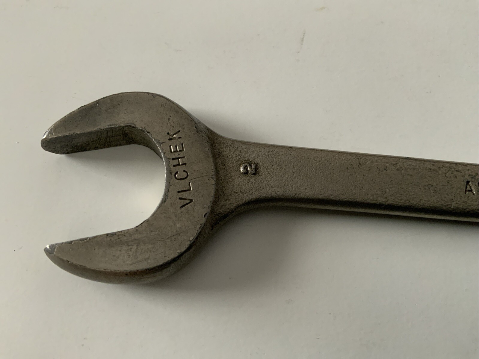 VLCHEK W2526, 25/32in. X 13/16in. Open End Wrench, made in USA RED Tag
