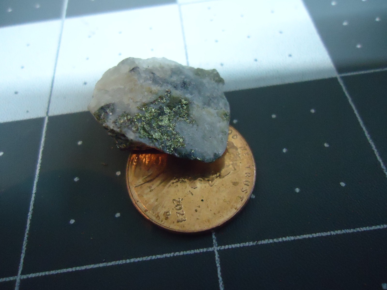 Visible GOLD & CALAVERITE in Quartz Specimen Sunnyside Mine, Silverton COLORADO