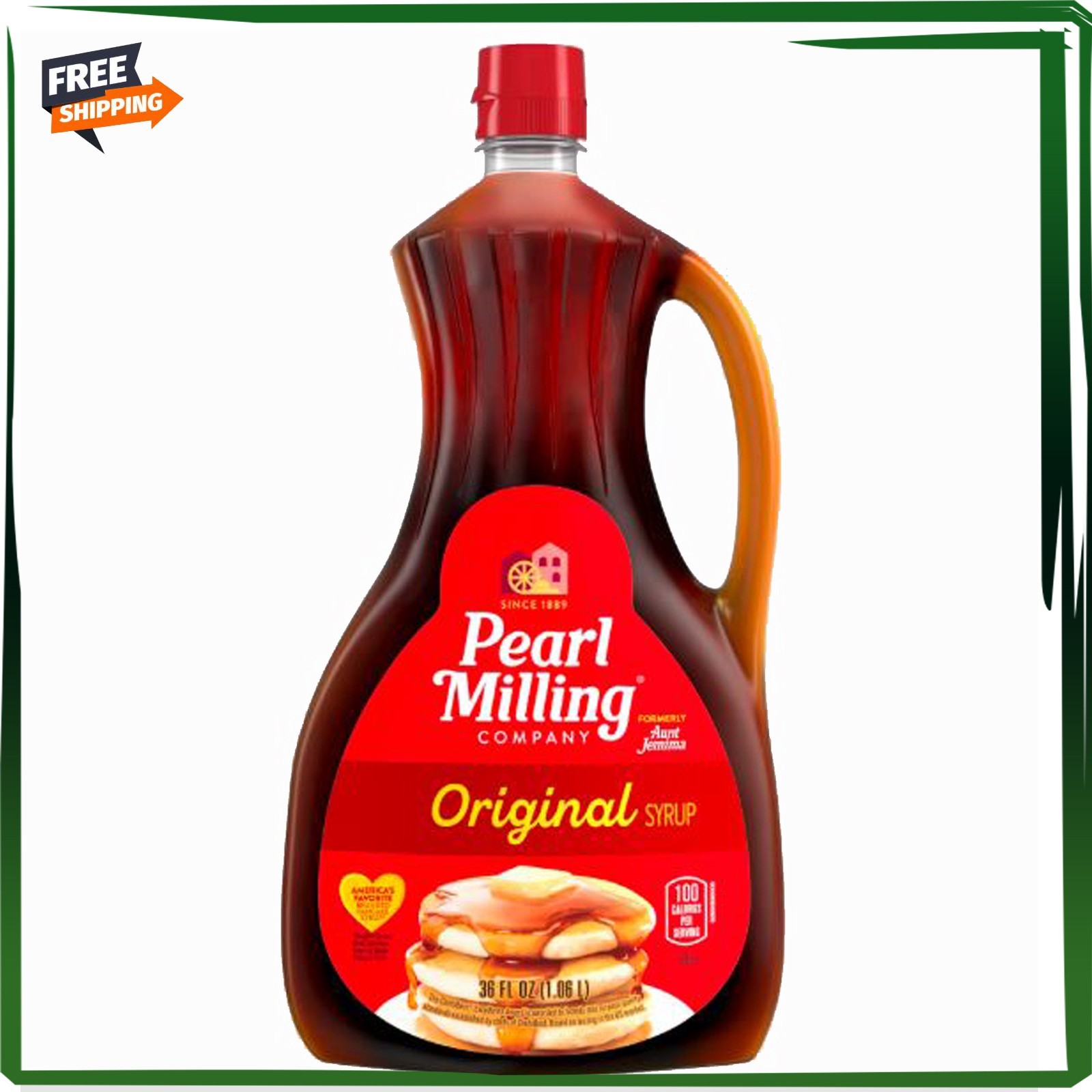 Pearl Milling Company Original Syrup, Pancake Syrup, 36 fl oz Bottle