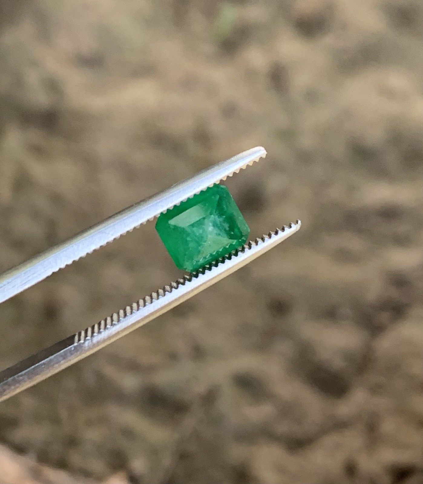 0.80 Ct Natural Emerald Loose Gemstone From Swat Pakistan.