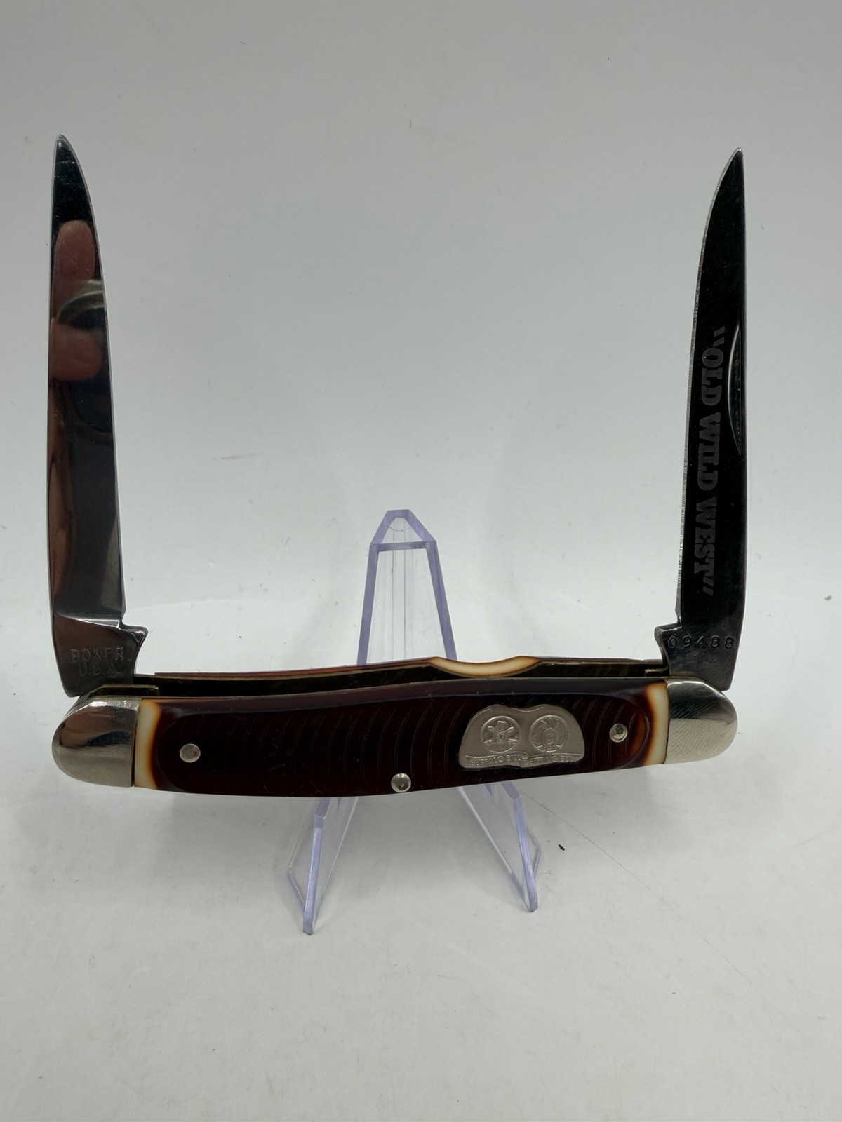 Boker “Buffalo Bill n Sitting Bull” Muskrat 12737 “Ole Wild West” Snappy, 1777