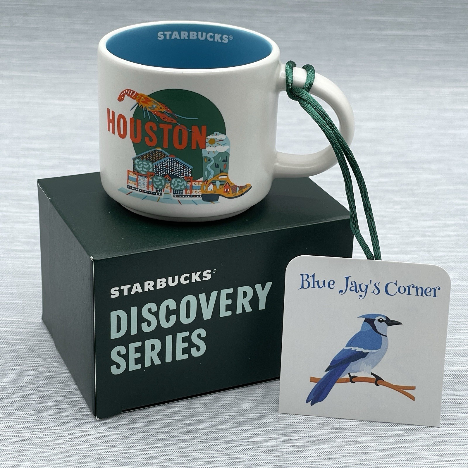 Starbucks Mug Houston Demi Tasse Discovery Series 2oz Espresso Texas Ornament
