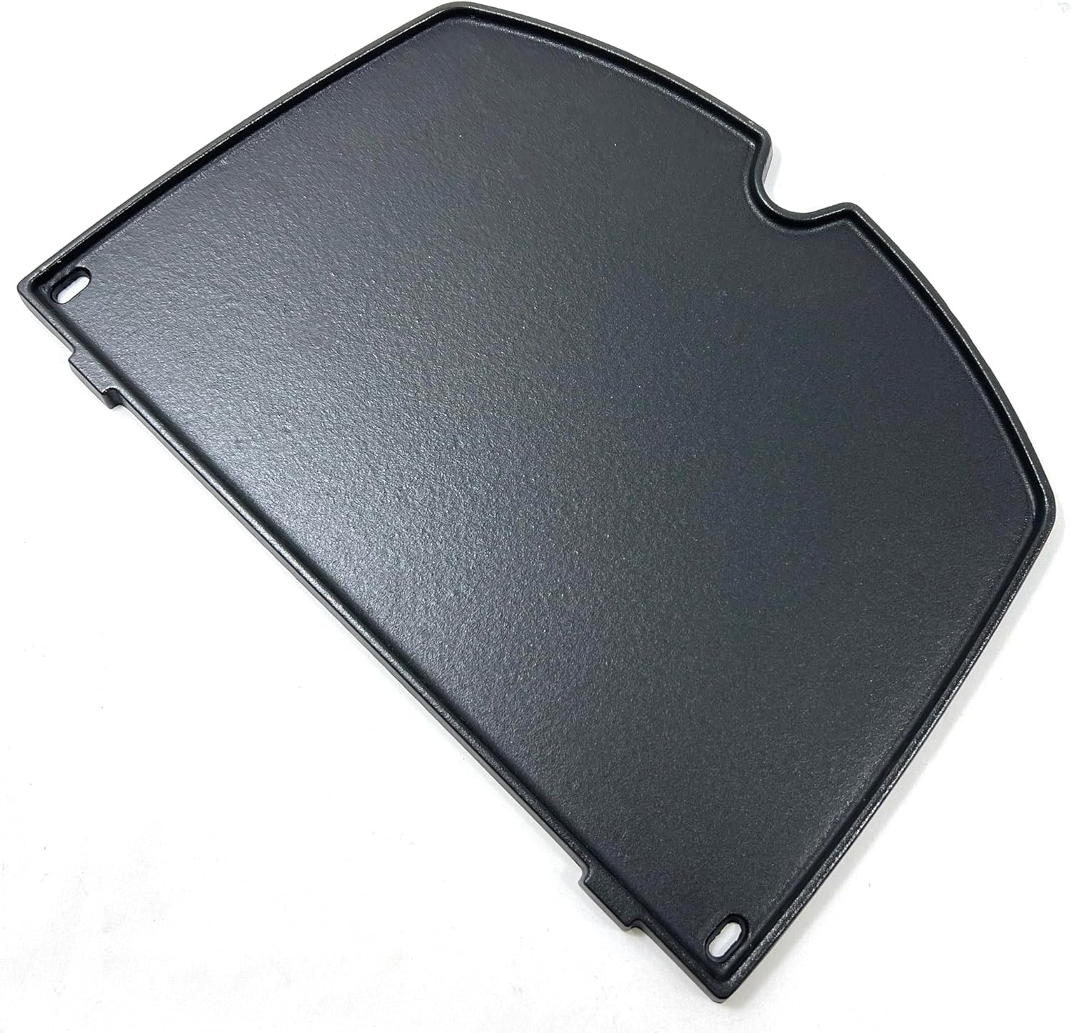 DC137 6559 Cast Iron Cooking Griddle Replacement for Weber Q200 Q220 Q240 Q260