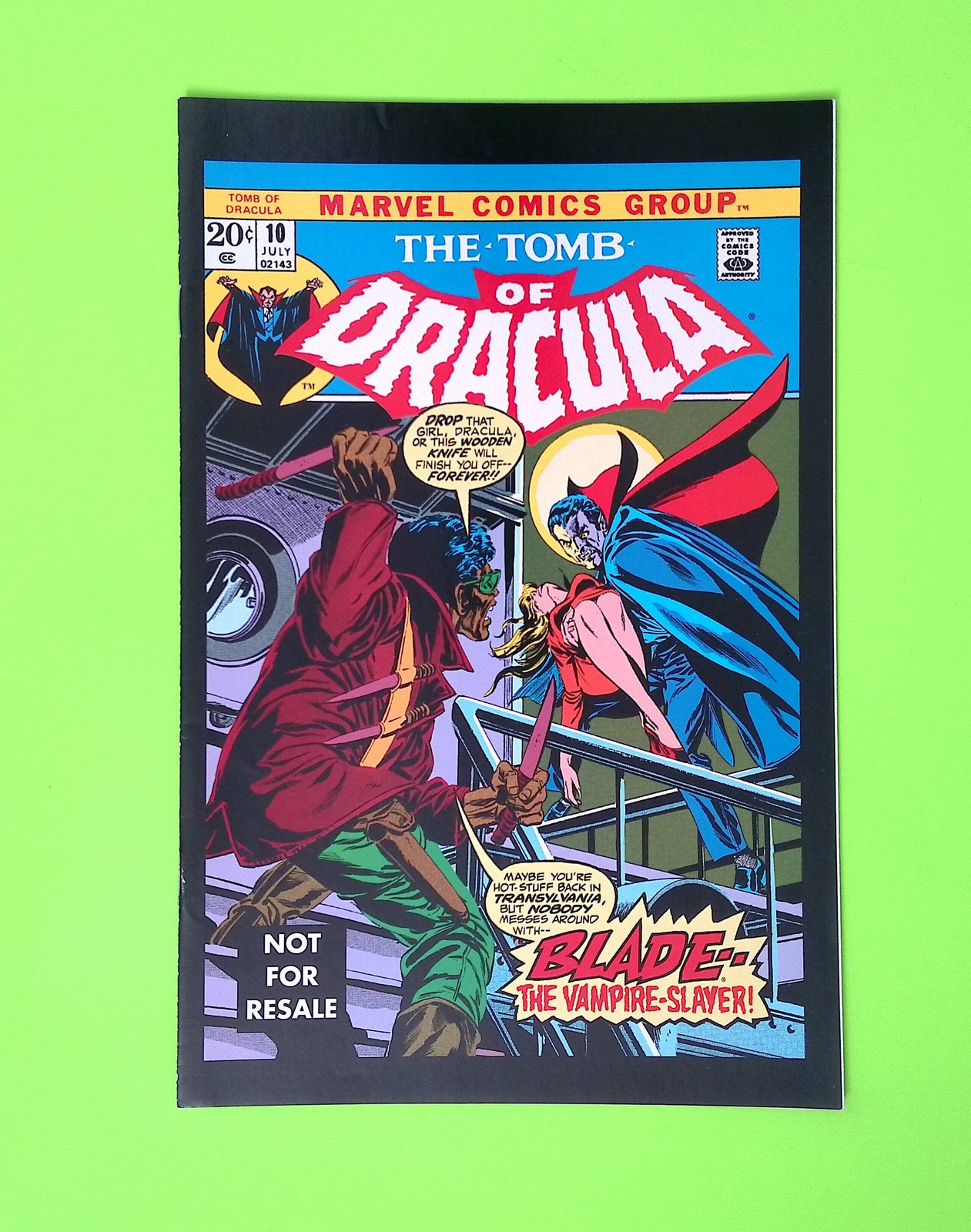 The Tomb of Dracula #10b Vol. 1 1973 Marvel Comics Variant High Grade B16-288