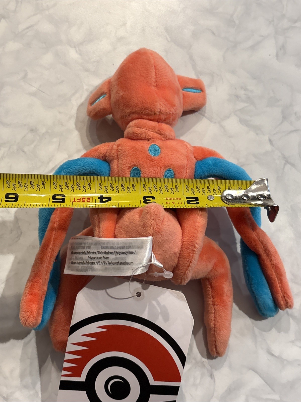 Pokemon Center Pokemon Fit Deoxys Plush Toy 14.5cm Original
