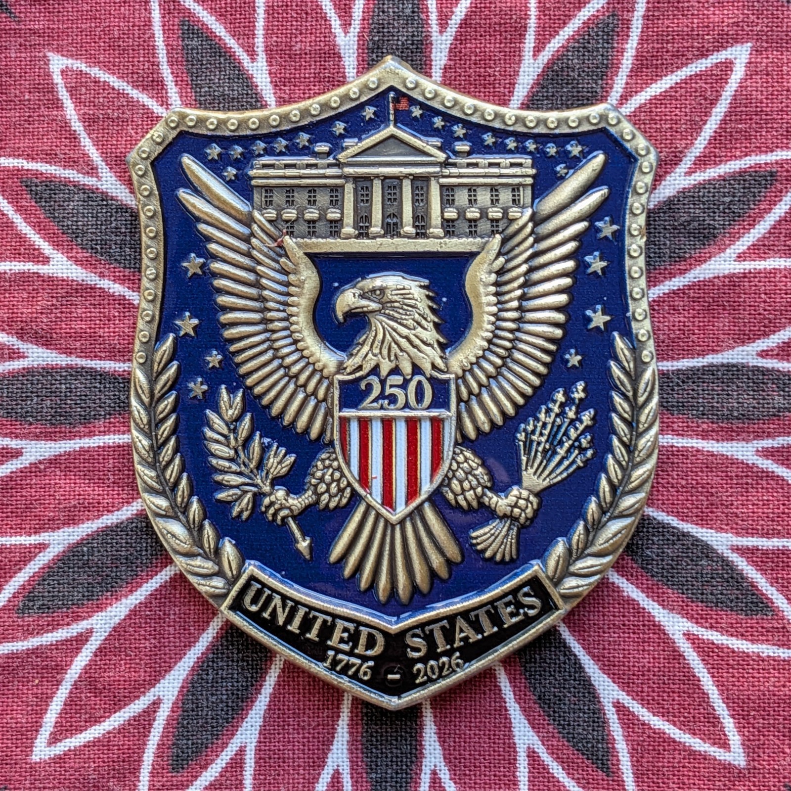 250th Anniversary USA Statue of Liberty Challenge Badge Commemorative Coin Mint