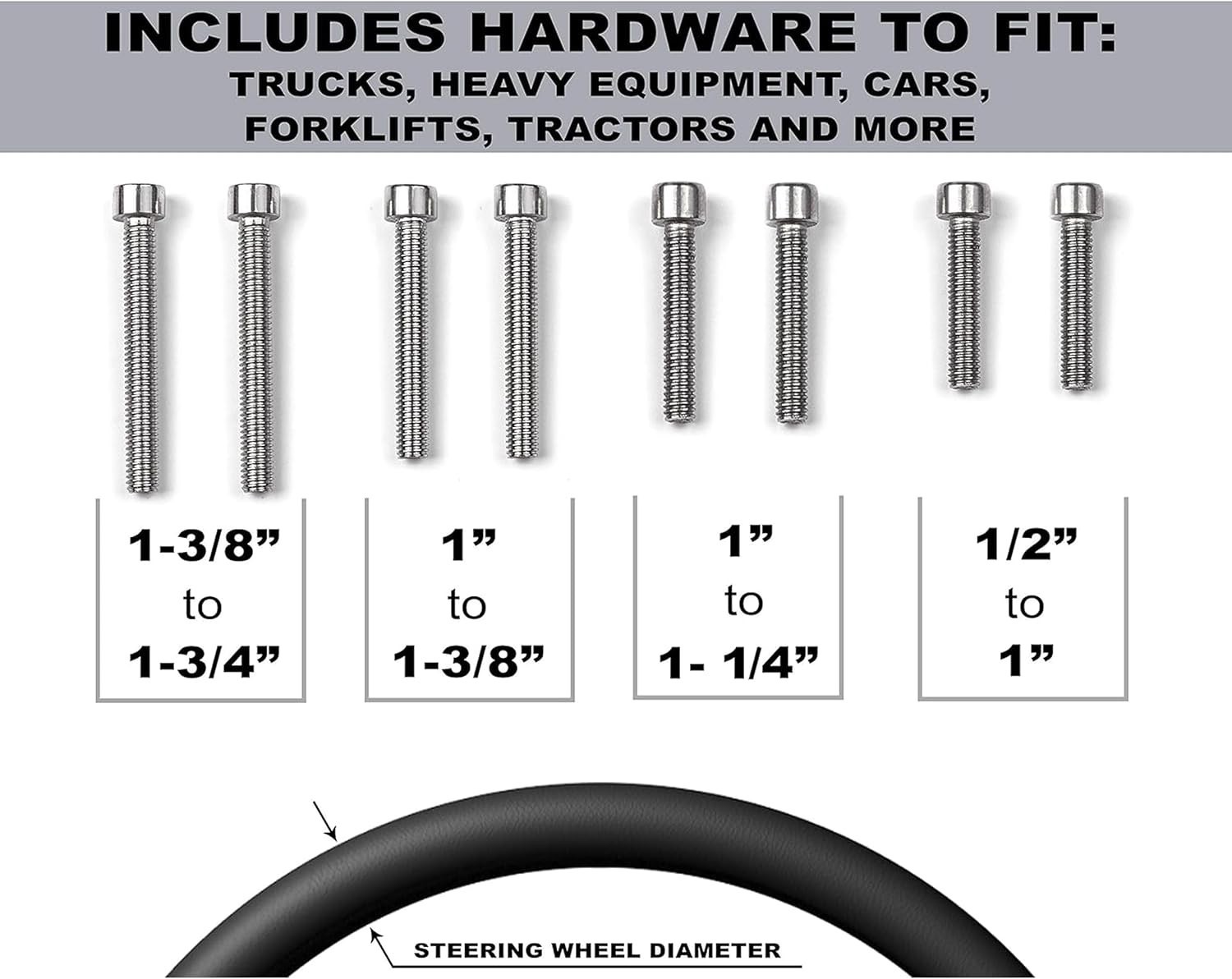 Steering Wheel Spinner Knob Power Handle Universal Car Truck Tractor