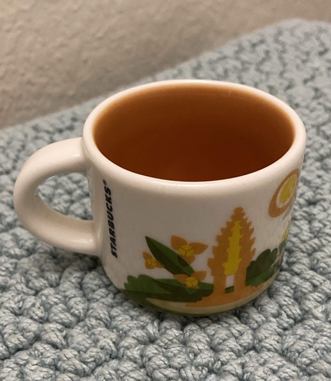Starbucks You Are Here Phnom Penh Cambodia HTF Mini Mug 2oz Demitasse