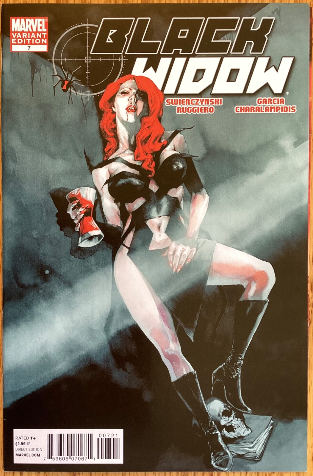 Black Widow #7 Stephane Perge Vampire Variant Cover