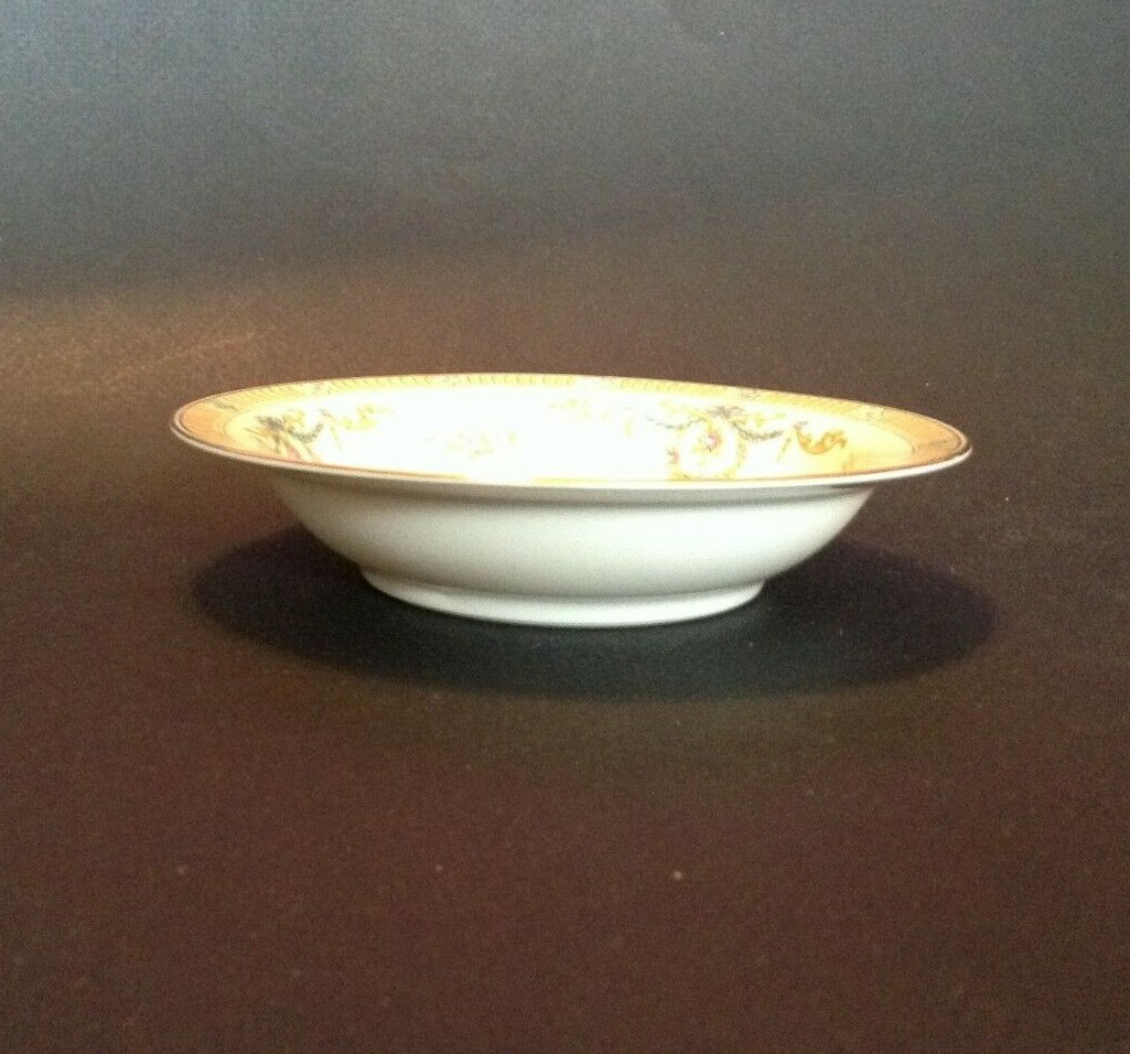 Noritake Tybalt – 5 Small Berry Or Dessert Bowls – Blue & Green Accents – Japan