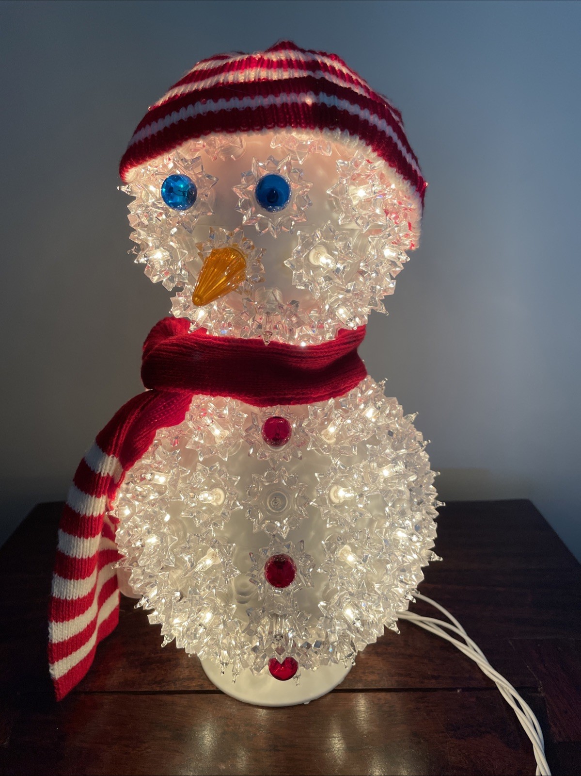 Bethlehem Lighting Double Sphere Snowman Indoor Outdoor Variable Lights w/ Box