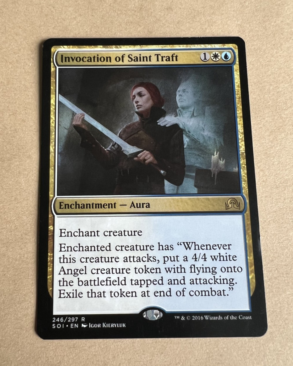 MTG – Invocation of Saint Traft – Shadows over Innistrad – LP