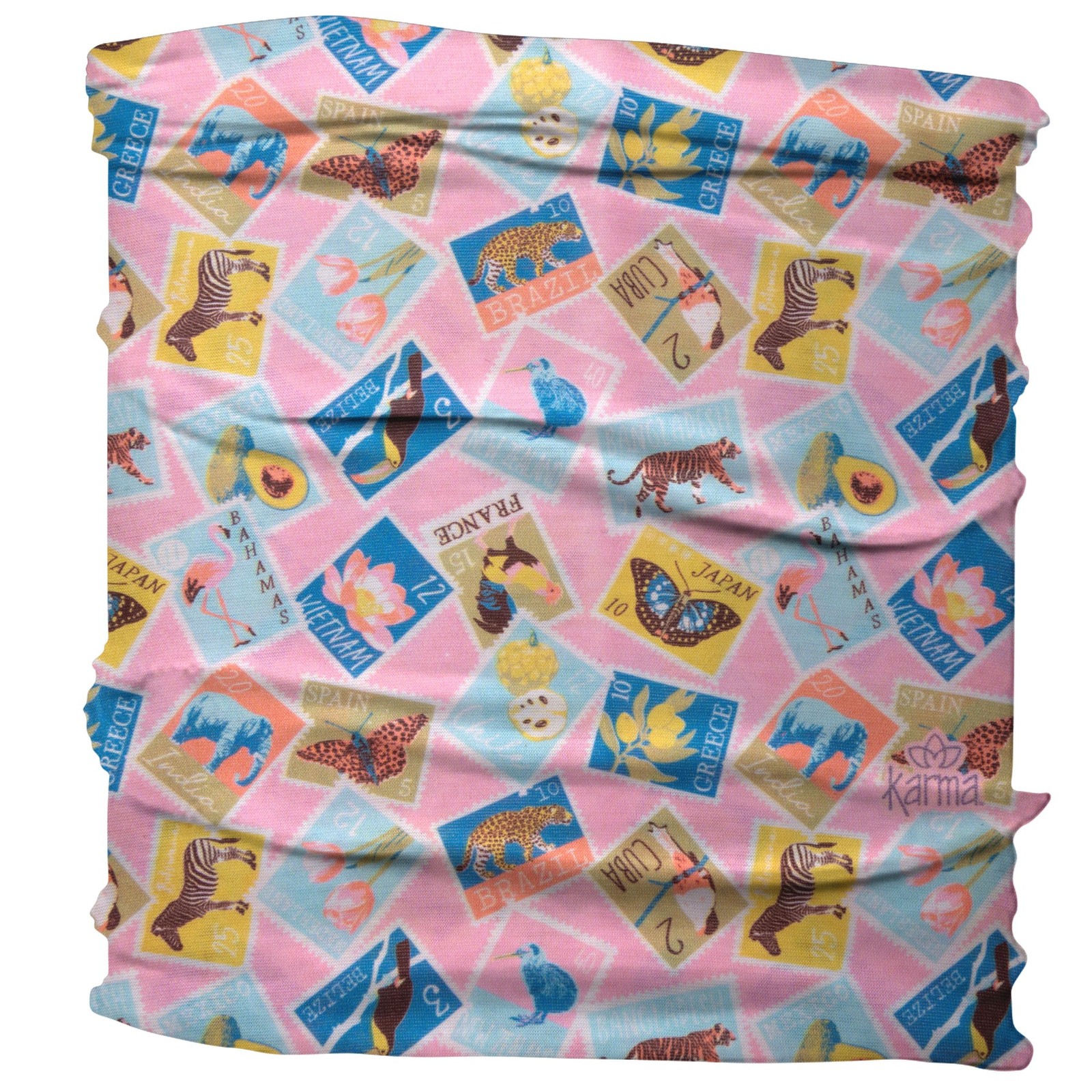 Karma Stamps Women’s Headband, Medium, Fabric Stretch Hair Scarf, Colorful