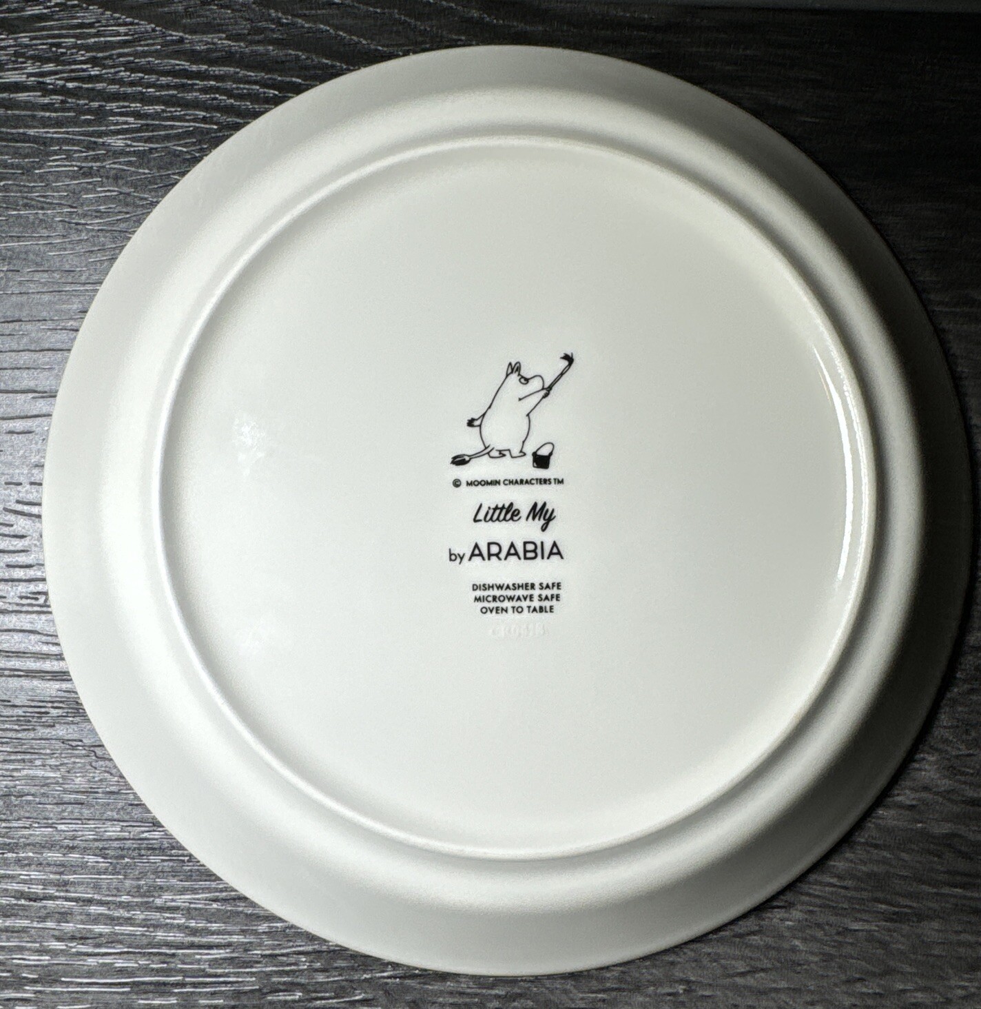 Moomin Arabia Finland Plate Me Little My By Arabia Red CR0418 7 3/4”