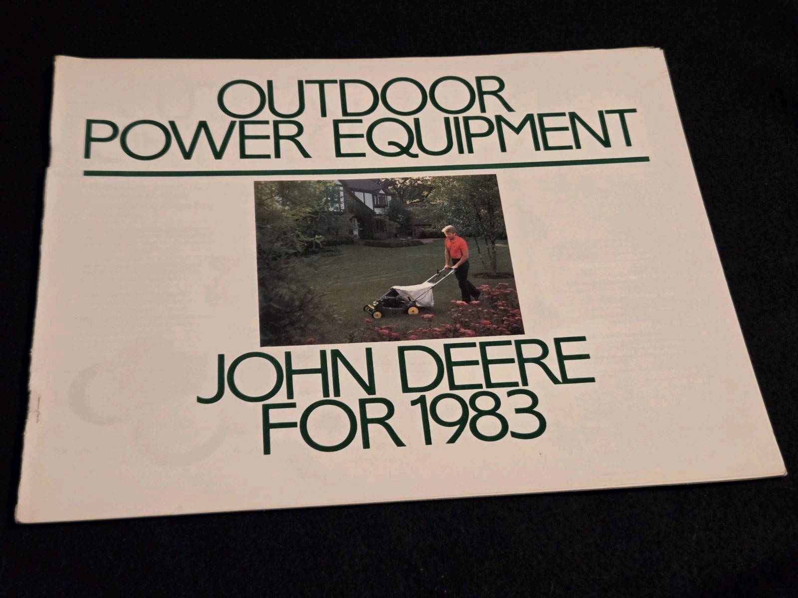 1983 John Deere Outdoor Power Equipment Brochure Mowers Tillers Blowers Welder