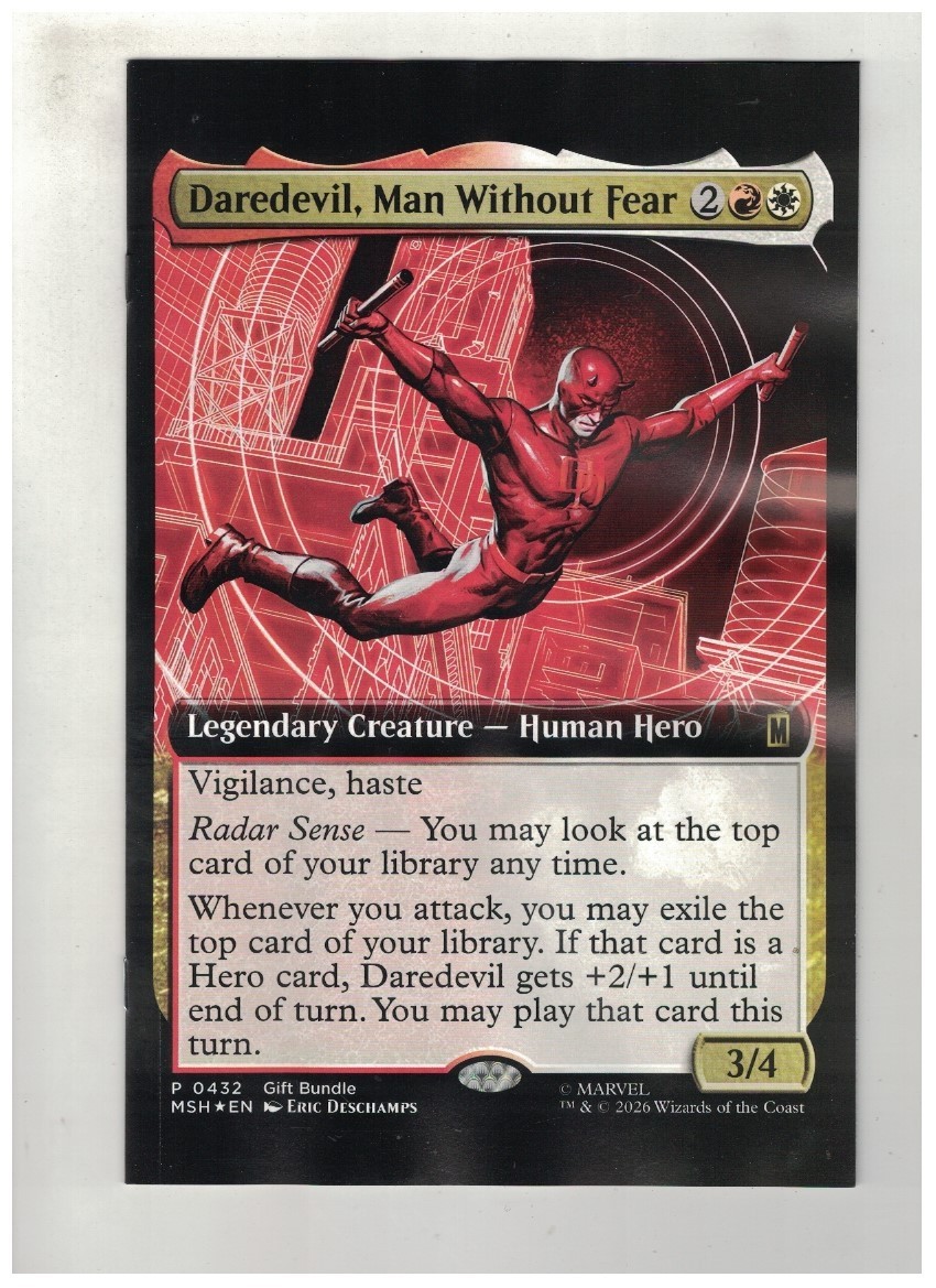 DAREDEVIL #4 – ERIC DESCHAMPS “WIZARDS OF THE COAST” VARIANT COVER – MARVEL/2026