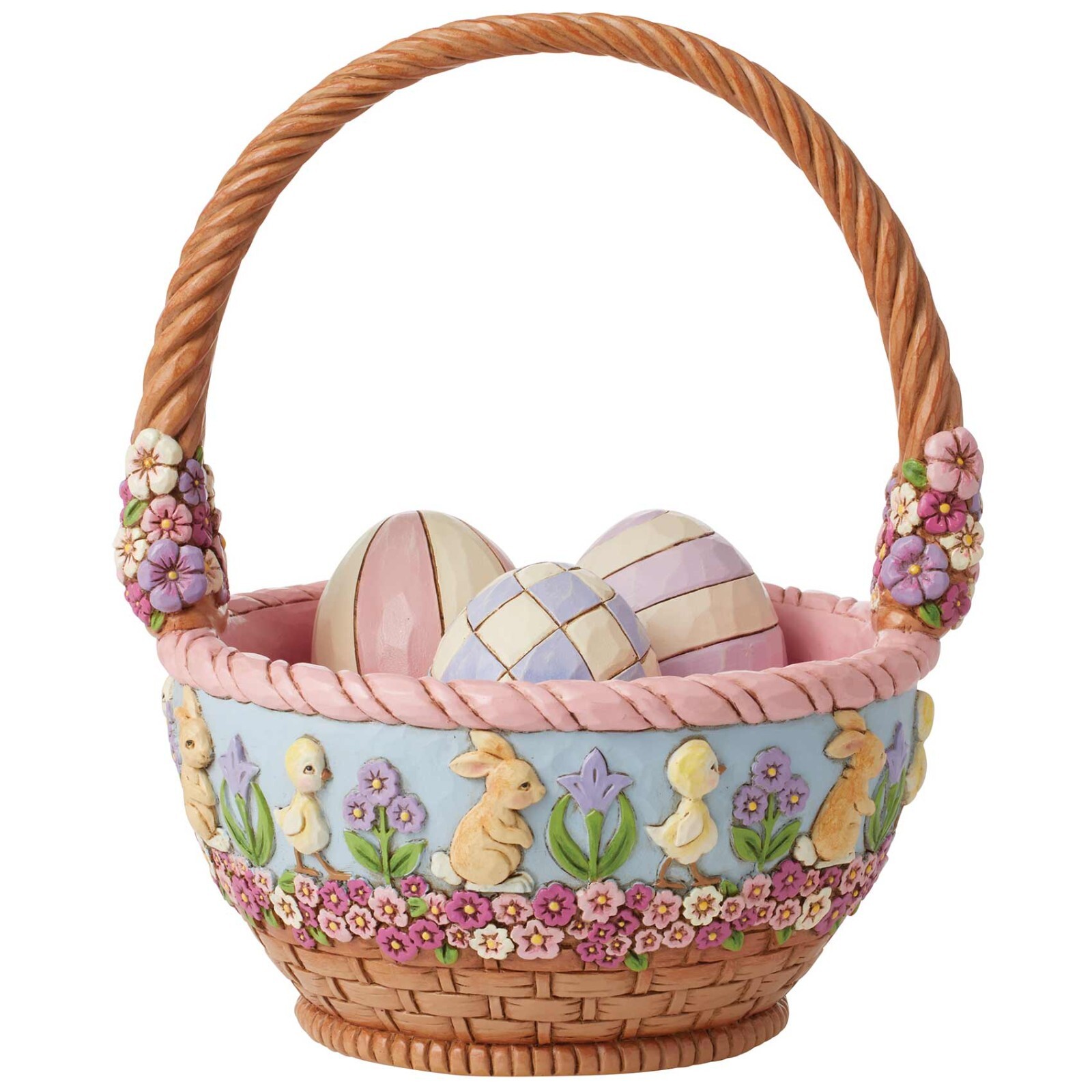 Jim Shore 19th Annual Easter Basket And Eggs Figurine Easter On Parade 6012585