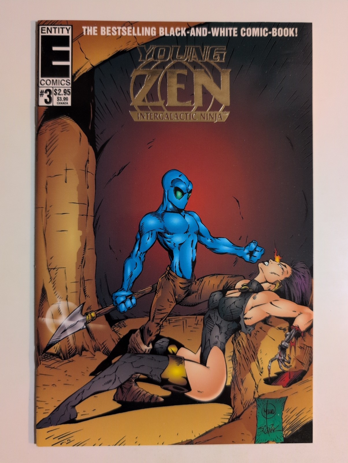 Young Zen Intergalactic Ninja #3 Comic Book Entity Comics 1992