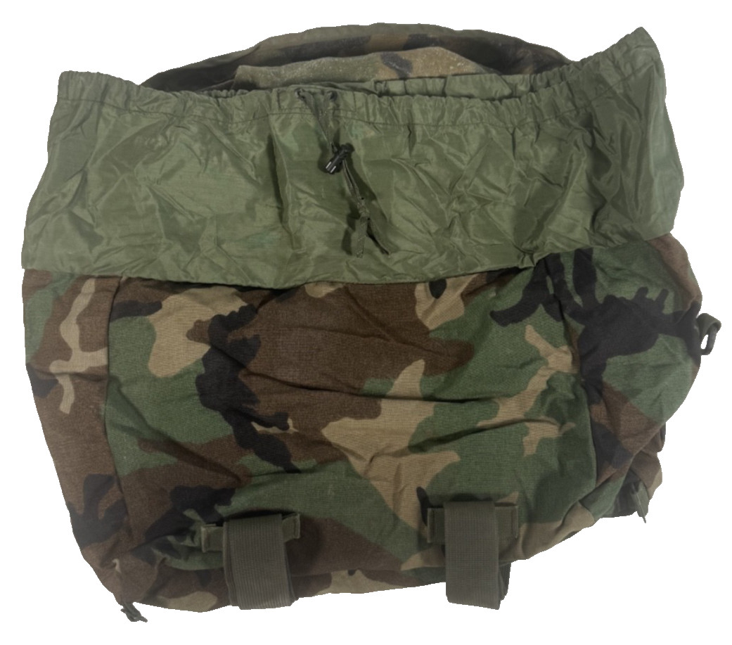 USGI Military MOLLE II Sleep System Carrier Bag Woodland Camo