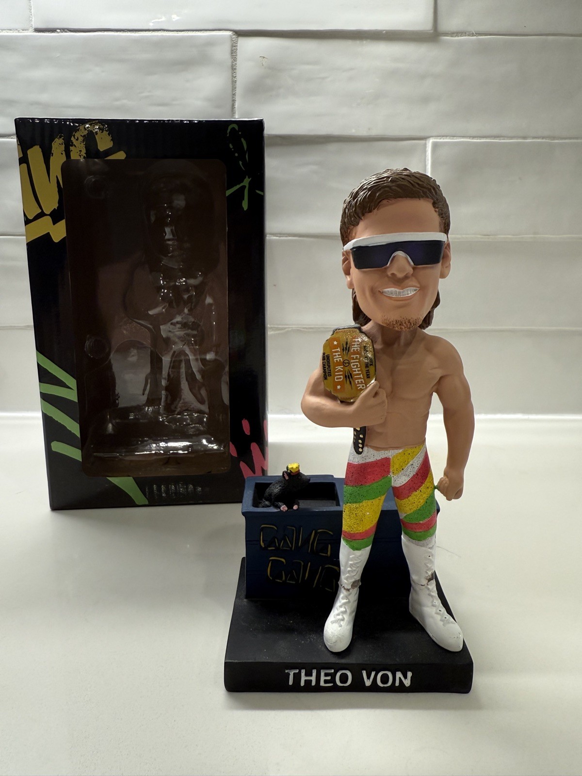 Theo Von Rat King Bobblehead Rare w Box Comedy Limited Edition