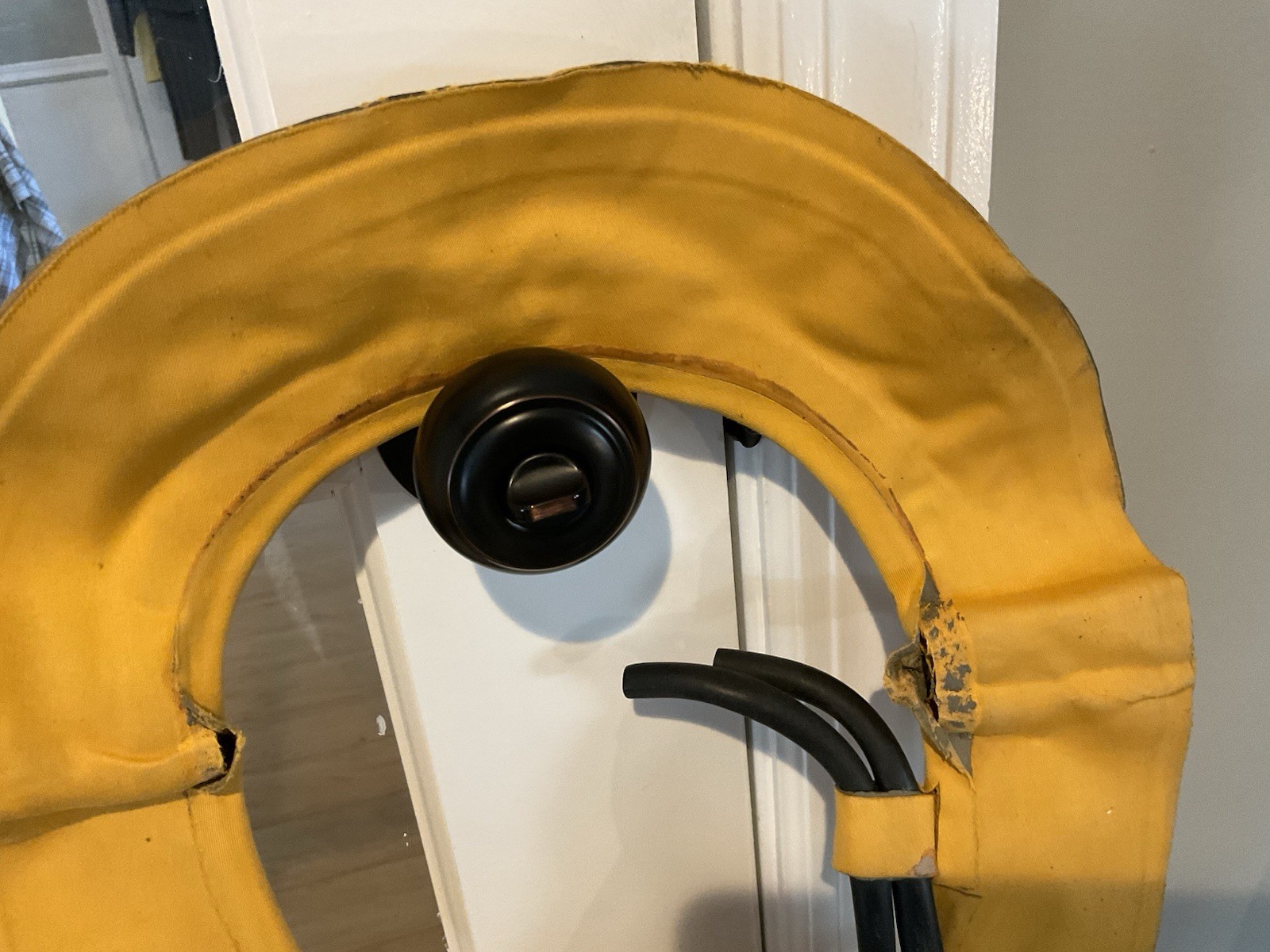 ORIGINAL WWII USAAF UNISSUED B-4 MAE WEST AVIATOR LIFE PRESERVER 1942 DATED