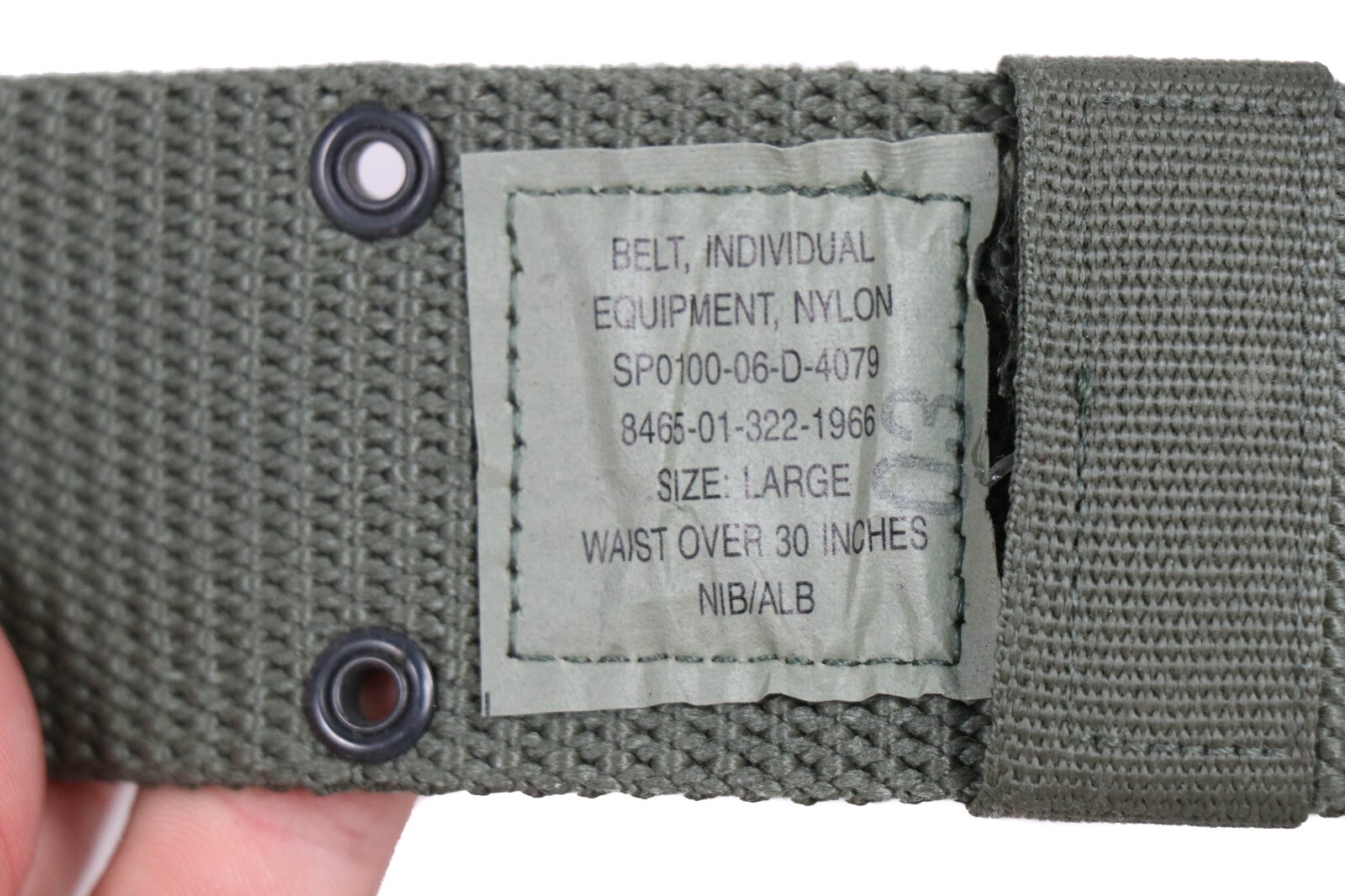 Large – US Military Individual Equipment Belt ALICE LC-2 LC2 Green Army LCI LC1