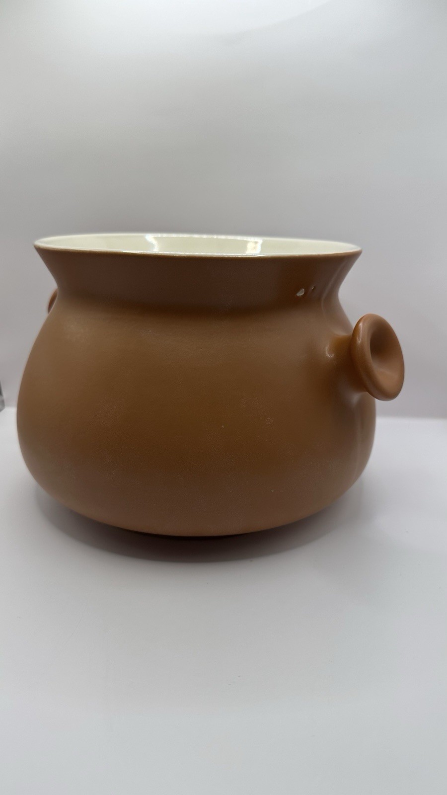 Vintage Earthenware Ceramic Pot Terracotta Made In Brazil
