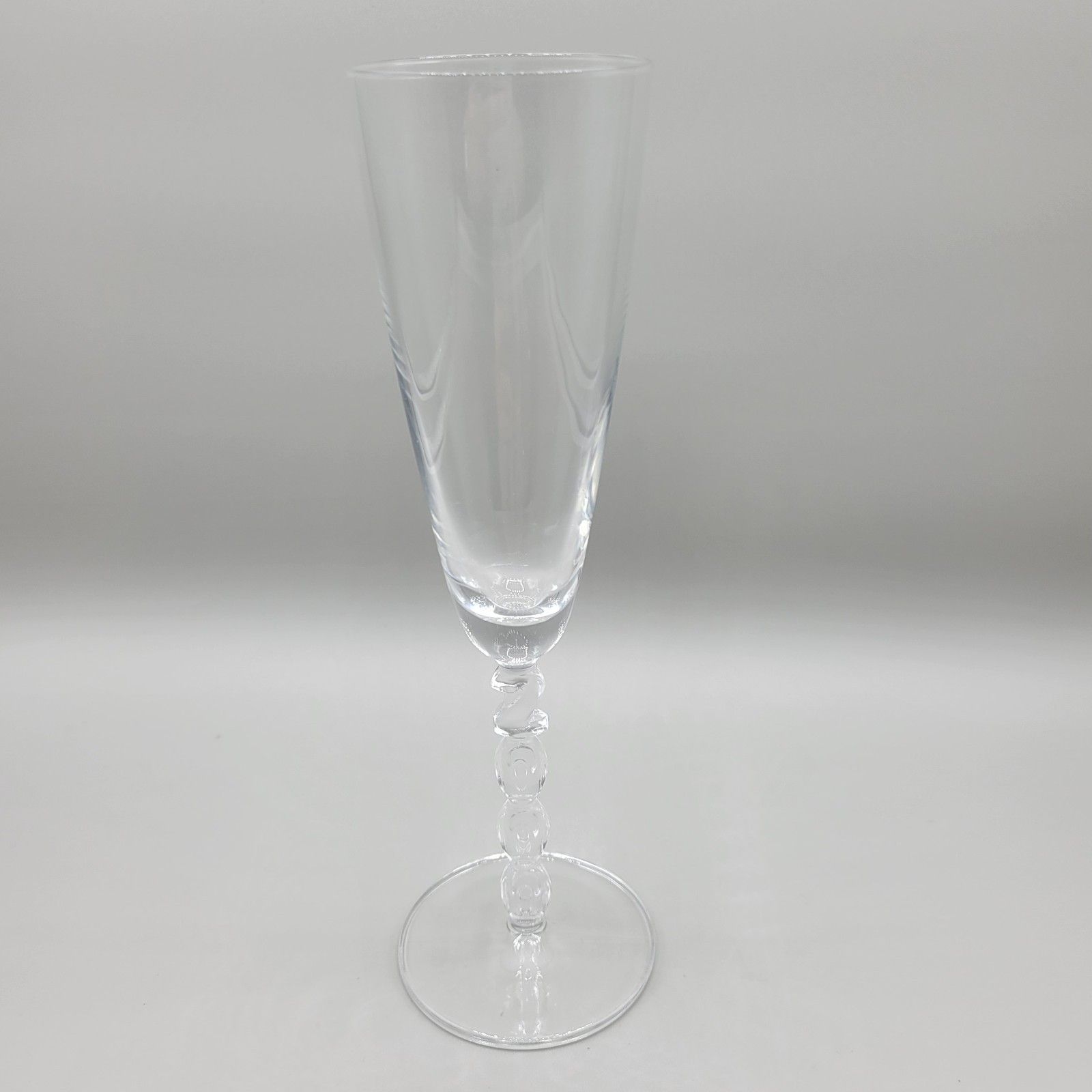 Luminarc Millennium Y2K 2000 Crystal Clear Champagne Vine Flute Glass 9″