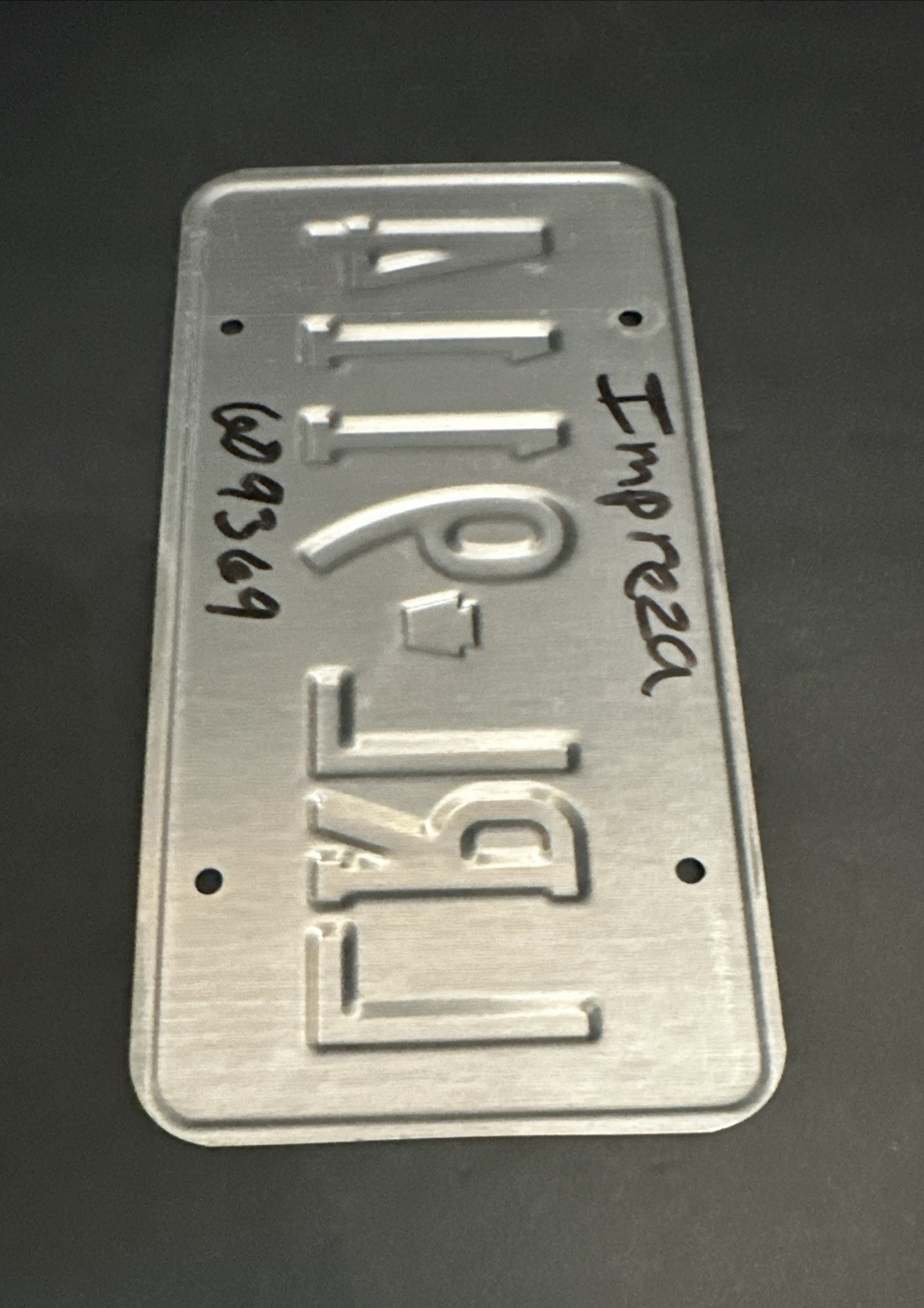 Pennsylvania License Plate — LRL – 9114 VISIT PA.COM — MINT Condition !!