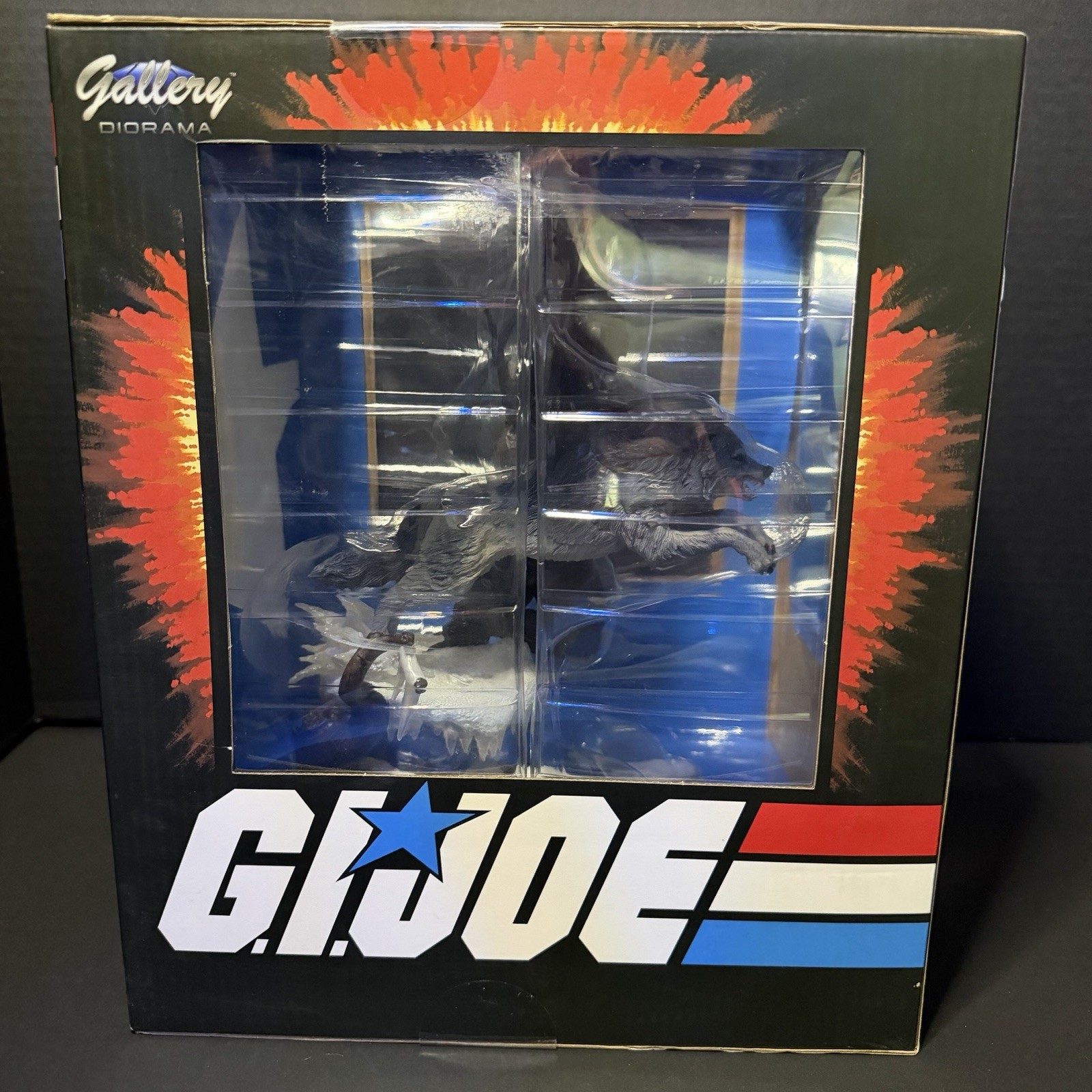 NIB – GI Joe Gallery Snake Eyes & Timber 11″ PVC Diorama Statue Fast Shipping!!